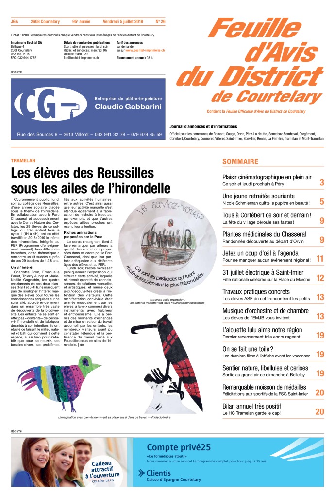 Vendredi 05 juillet 2019 | No 26