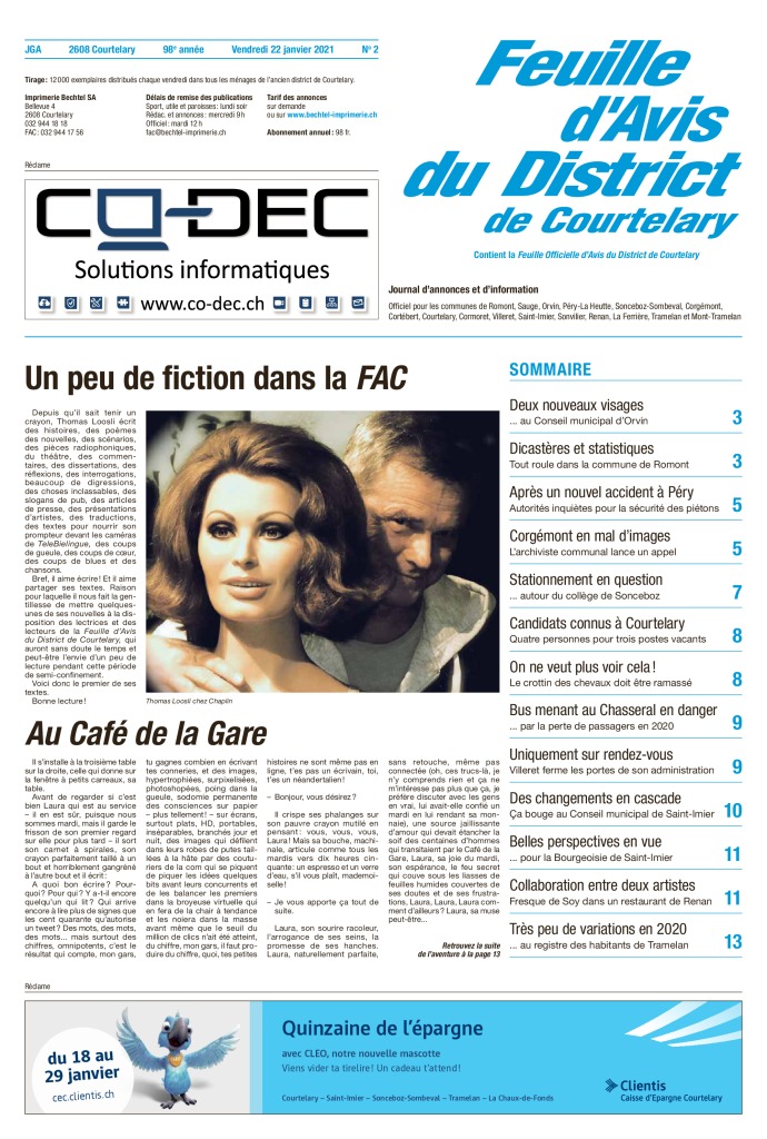 Vendredi 22 janvier 2021 | No 02