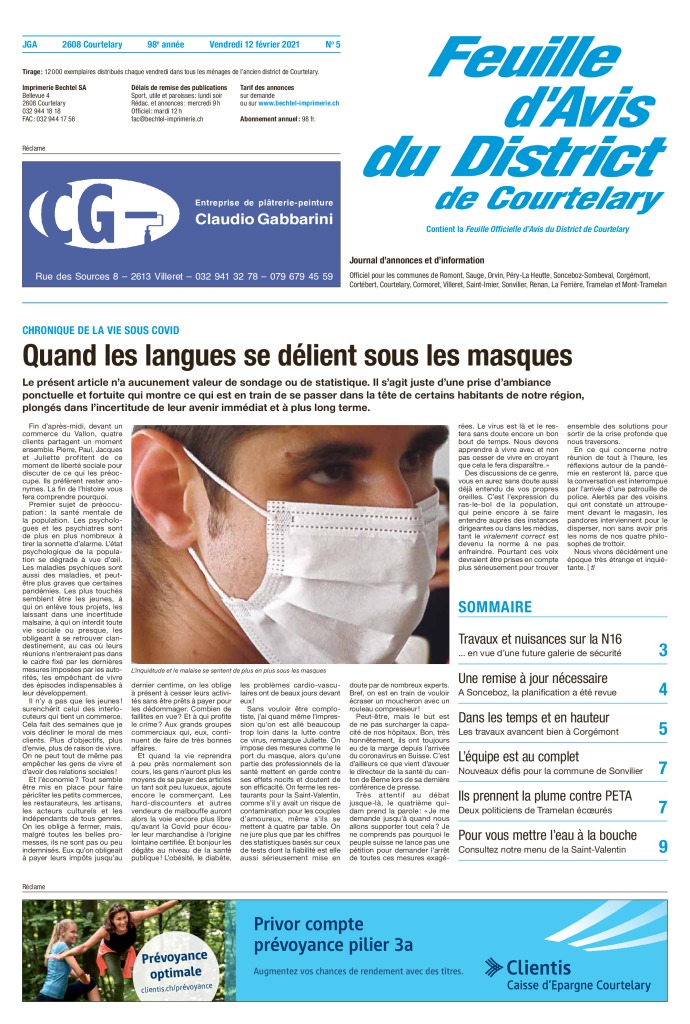 Vendredi 12 février 2021 | No 05