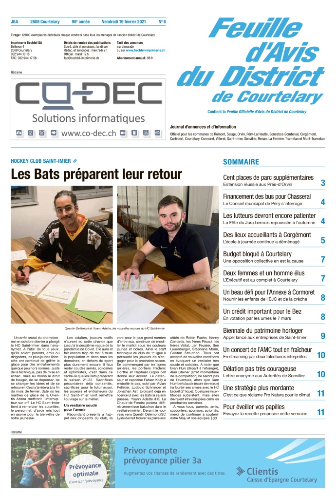 Vendredi 19 février 2021 | No 06