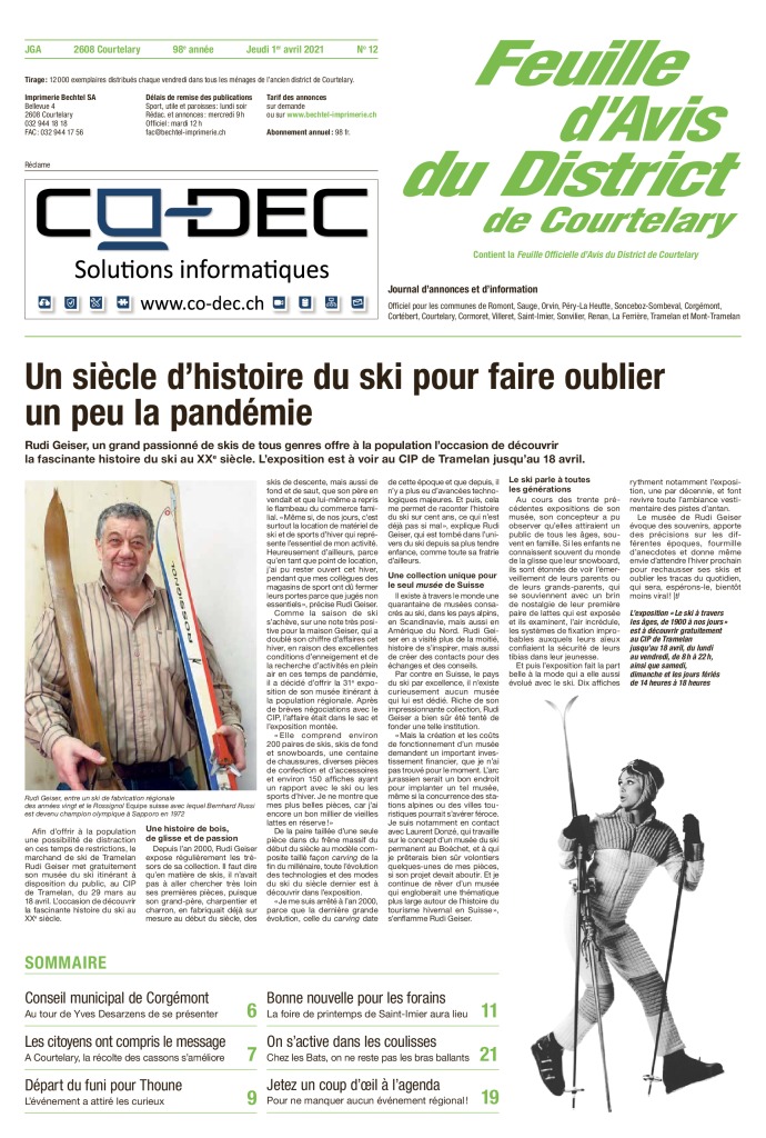 Jeudi 01 avril 2021 | No 12