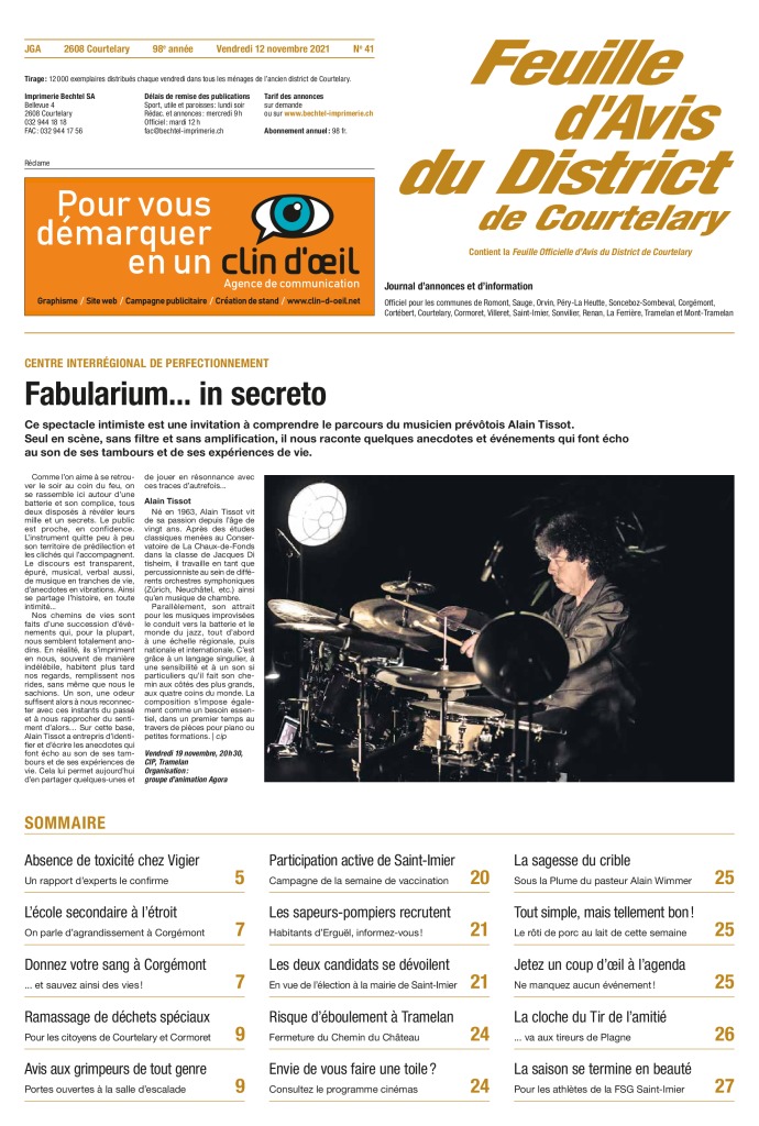 Vendredi 12 novembre 2021 | No 41