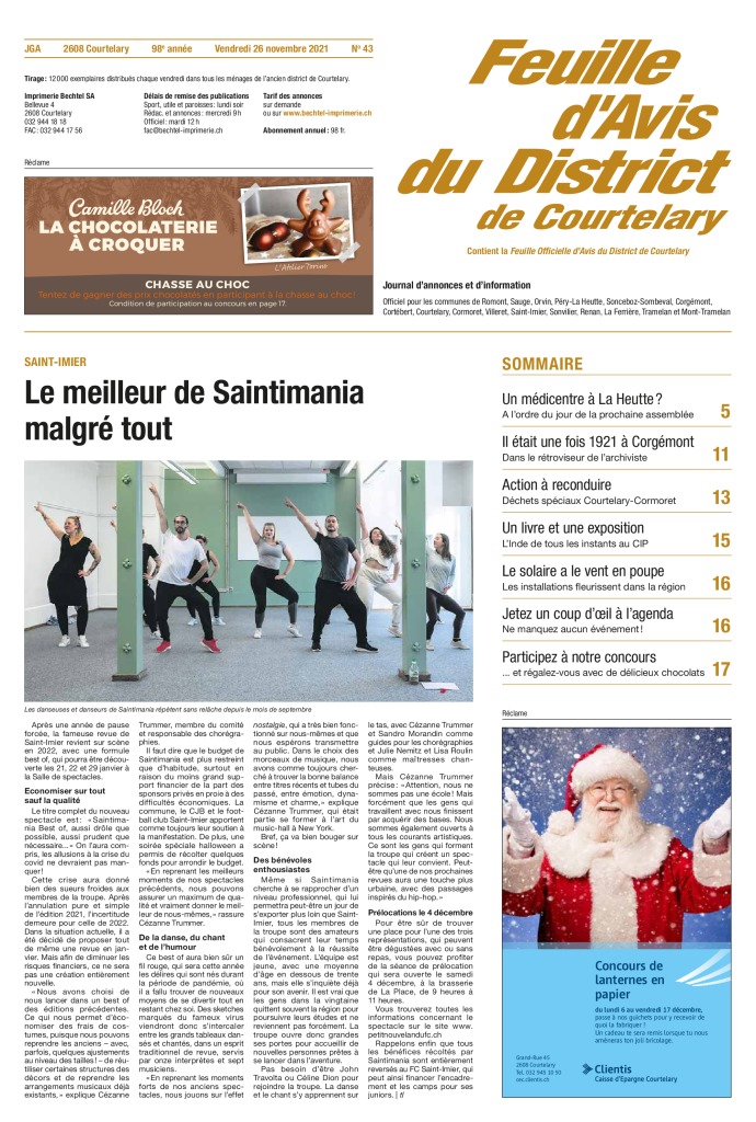 Vendredi 26 novembre 2021 | No 43