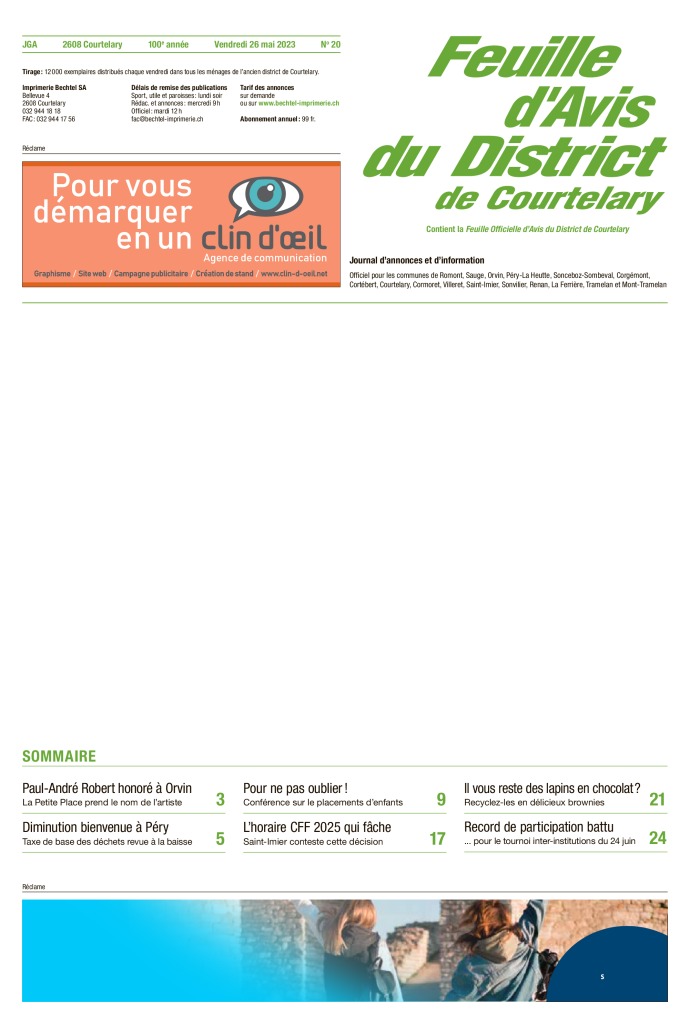 Vendredi 26 mai 2023 | No 20