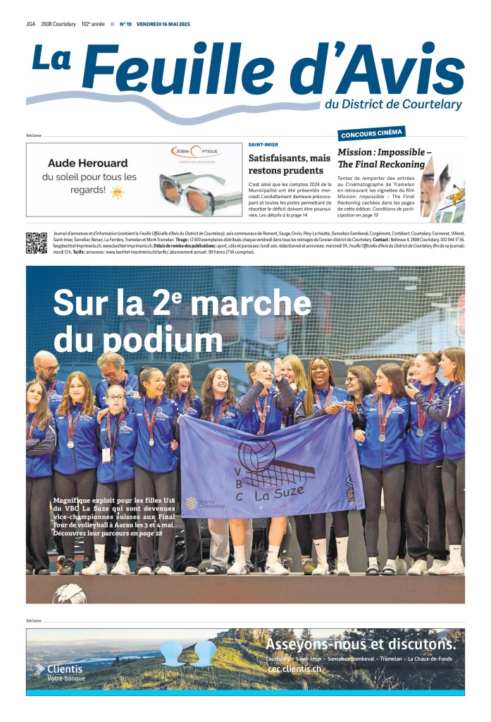 Vendredi 16 mai 2025 | No 19