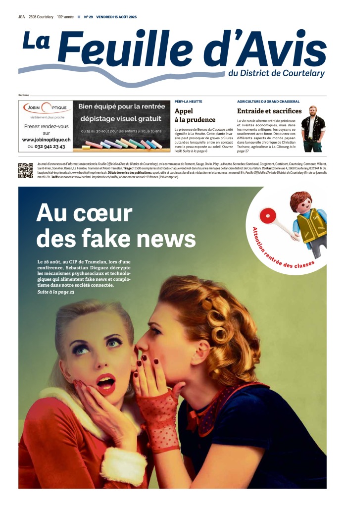 Vendredi 15 août 2025 | No 29