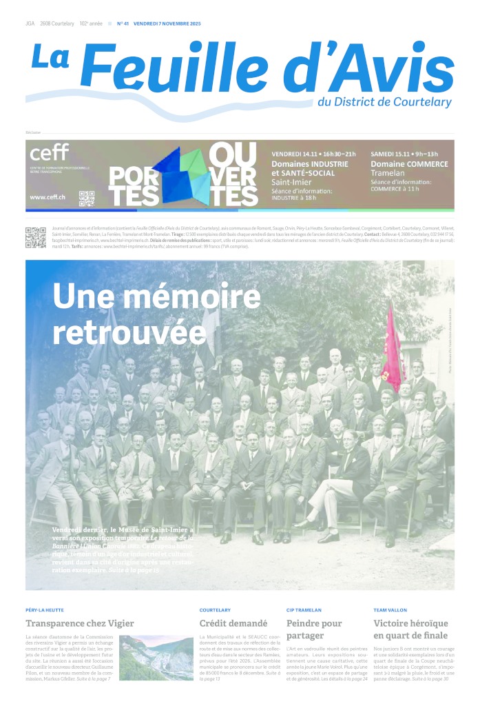 Vendredi 07 novembre 2025 | No 41