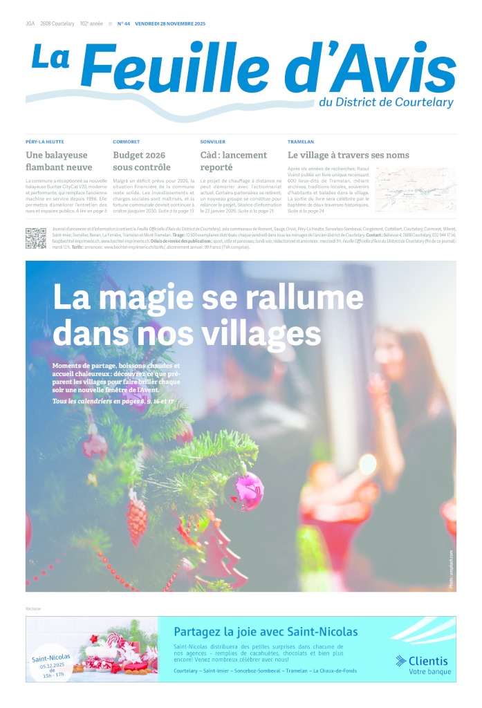 Vendredi 28 novembre 2025 | No 44