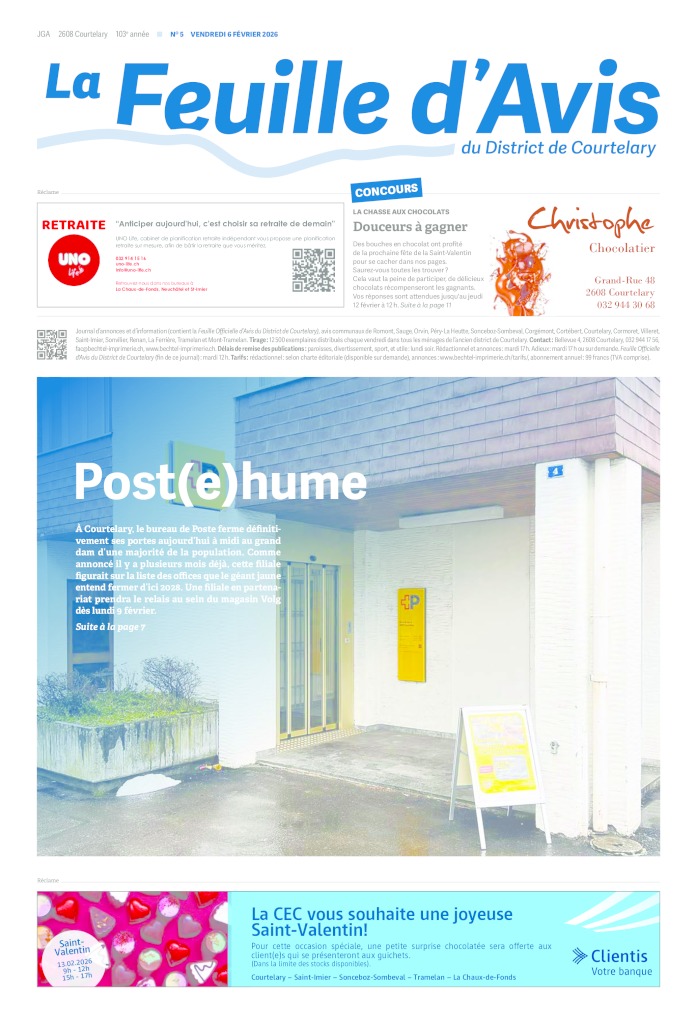 Vendredi 06 février 2026 | No 05